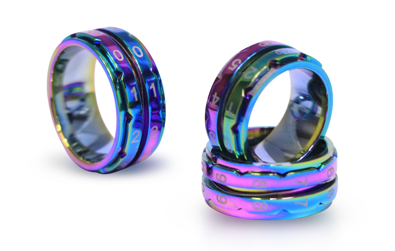 Počítadlo řad - prsten duhový 12 (21.4 mm) 