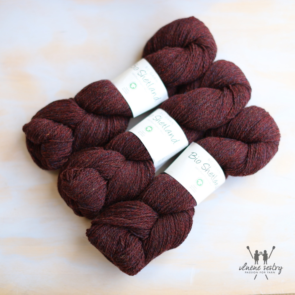 Bio Shetland - 30 bordeaux brown