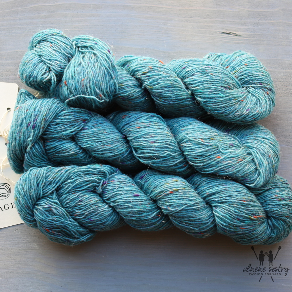 Isager Tweed - Turquise DL R223