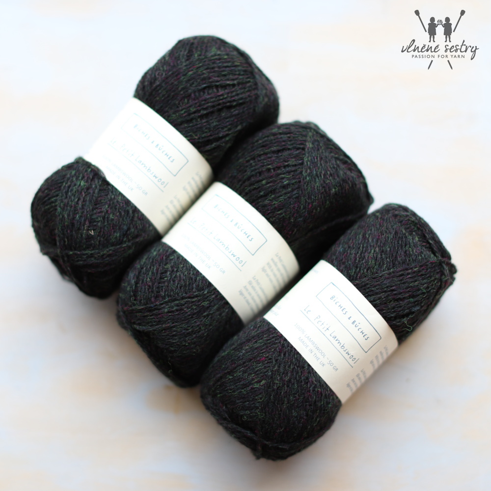 Le Petit Lambswool - Dark Green Black