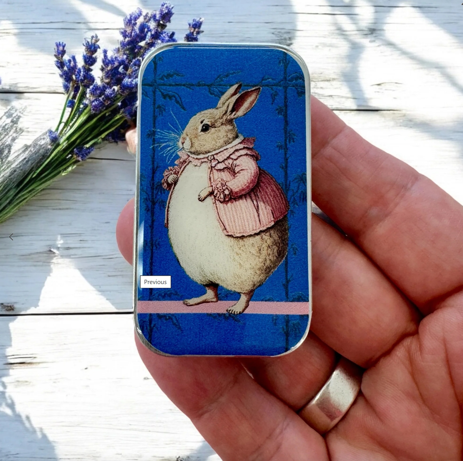 Krabička na pomůcky malá - Blue Bunny
