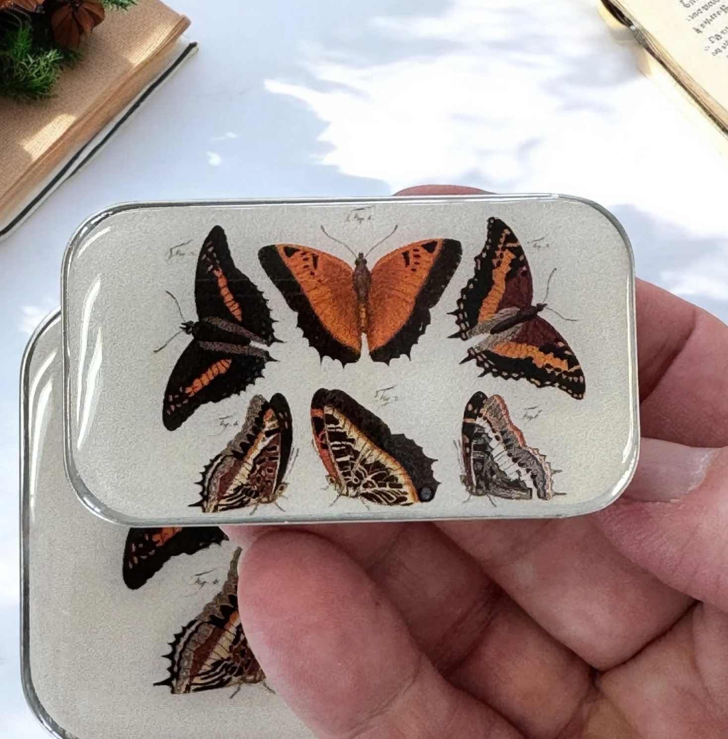 Krabička na pomůcky malá - Butterflies