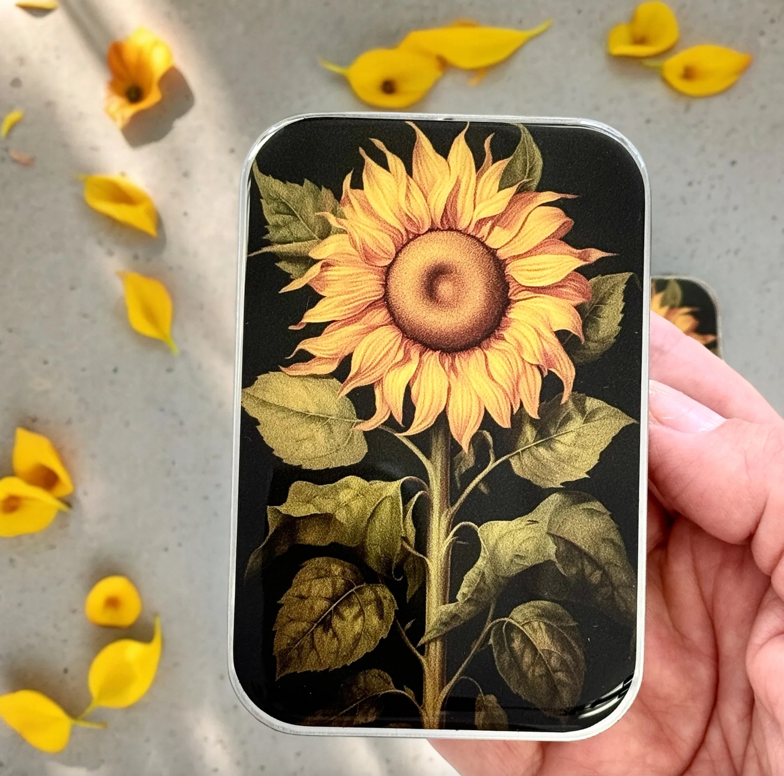 Krabička na pomůcky velká - Sunflower