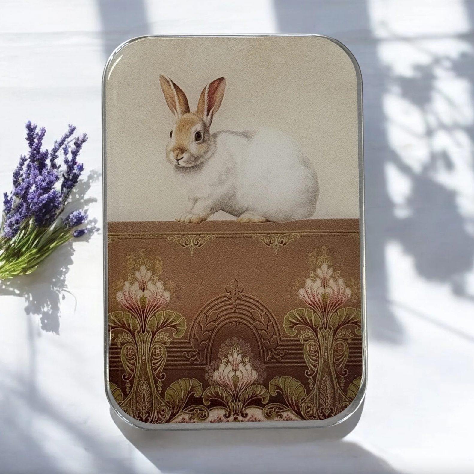 Krabička na pomůcky velká - White Bunny