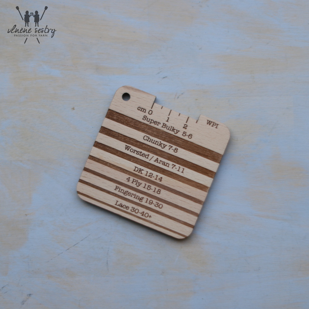 Měřidlo tloušťky přízí