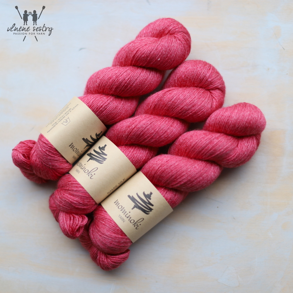 Ramie Silk - Asami Red