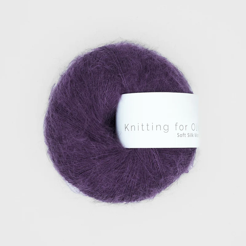 Soft Silk Mohair - Plum