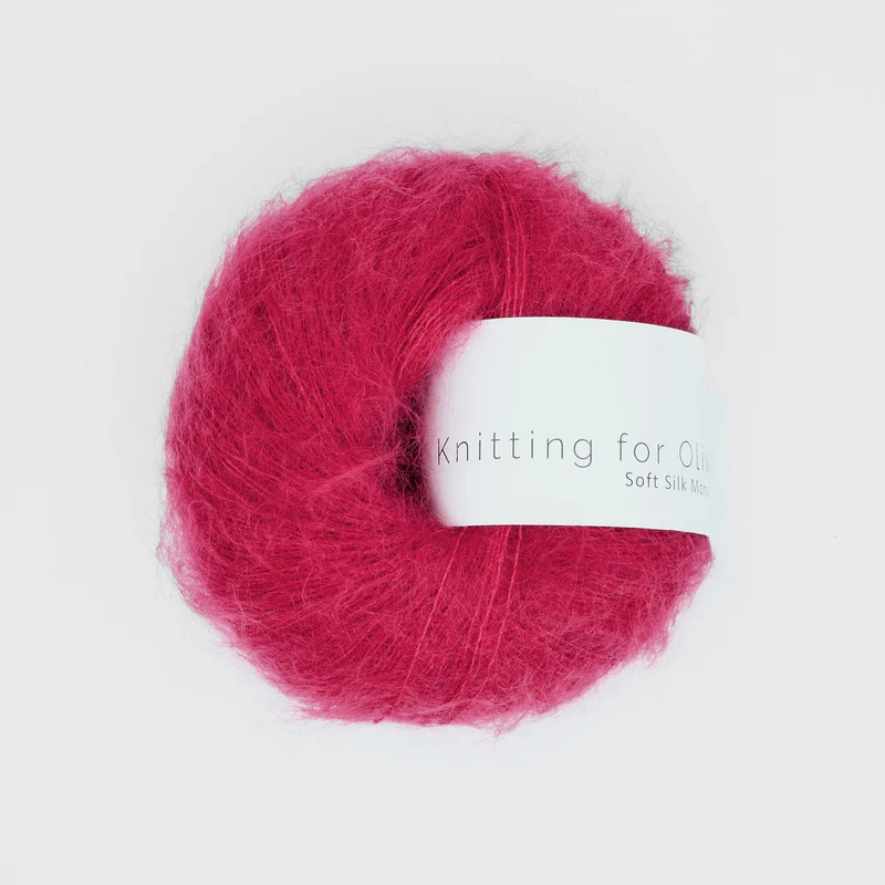 Soft Silk Mohair - Raspberry Red