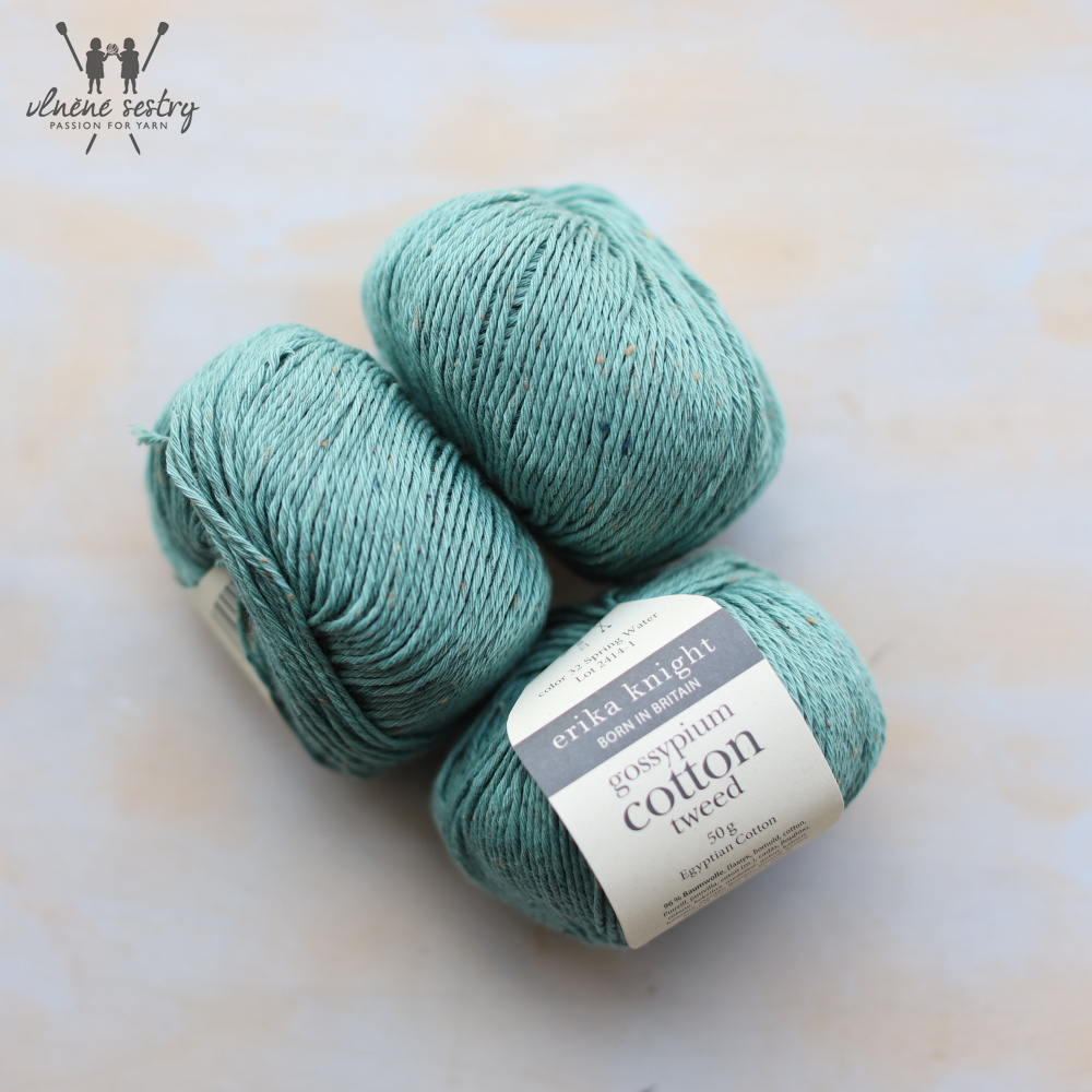 Gossypium Cotton Tweed - 32 - Spring Water Green