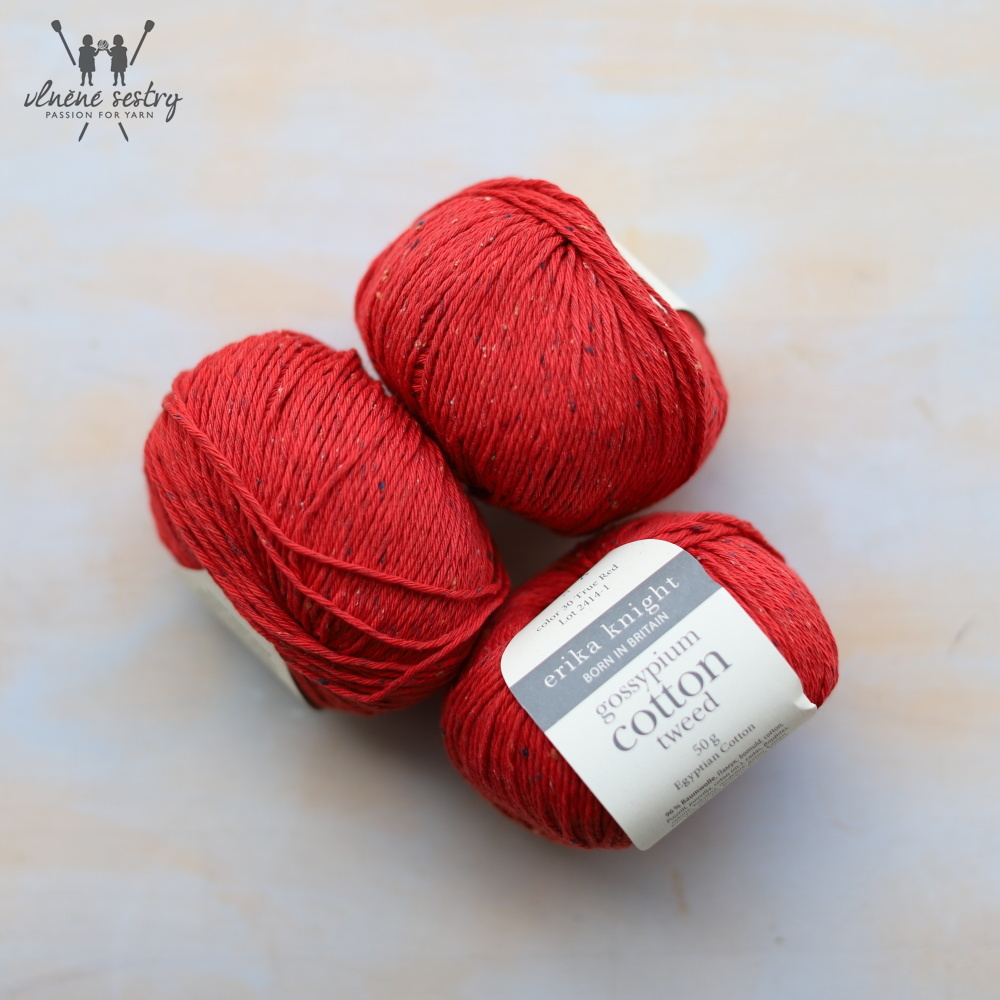 Gossypium Cotton Tweed - 30 - True Red