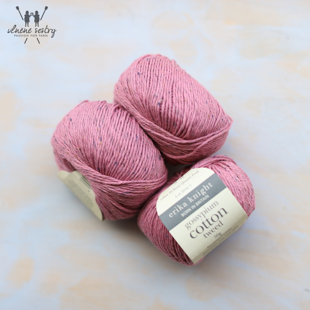 Gossypium Cotton Tweed - 28 - Rose Quartz Pinken