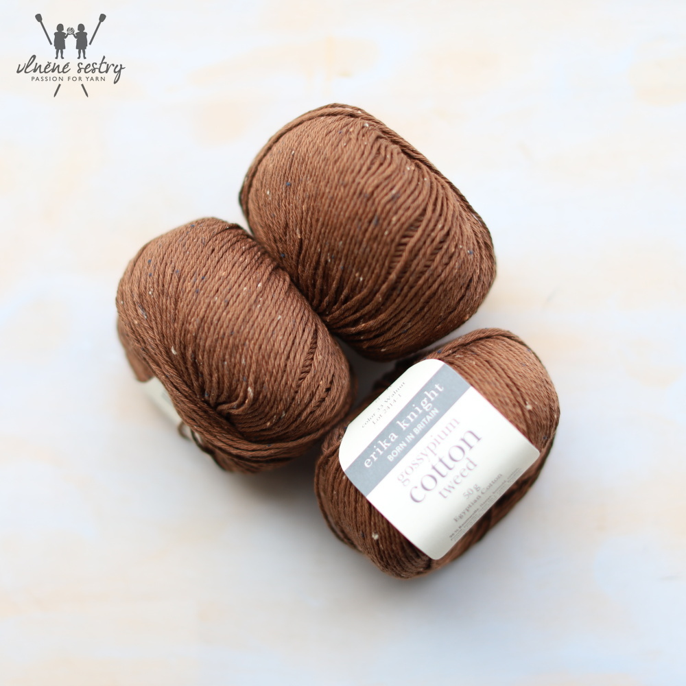 Gossypium Cotton Tweed - 33 Walnut Brown