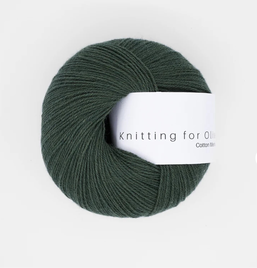 Cotton Merino - Dark Sea Green