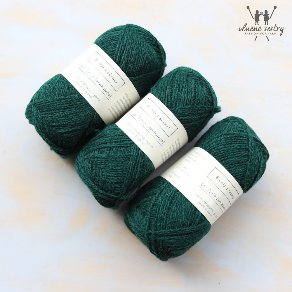 Le Petit Lambswool - Dark Green