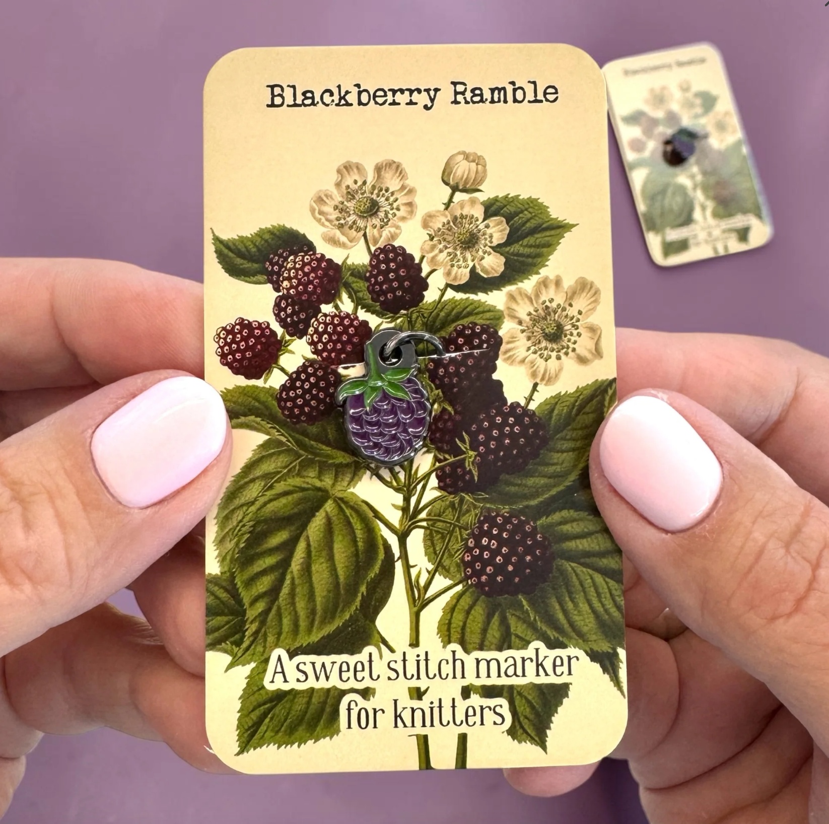 Kovový značkovač - Blackberry Ramble