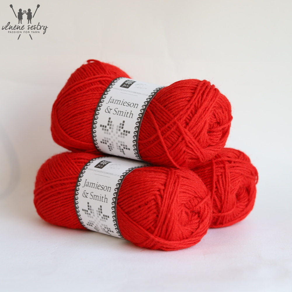 5 ply Shetland - Scarlett