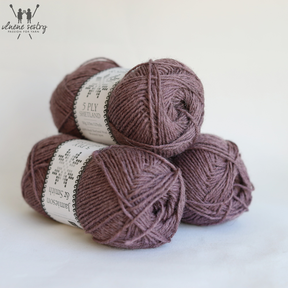 5 ply Shetland - Lavender Twilight