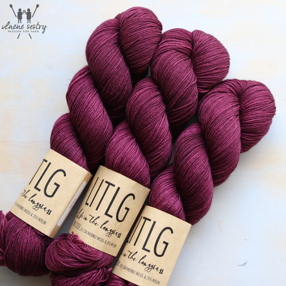 LITLG Fine Sock - Plum