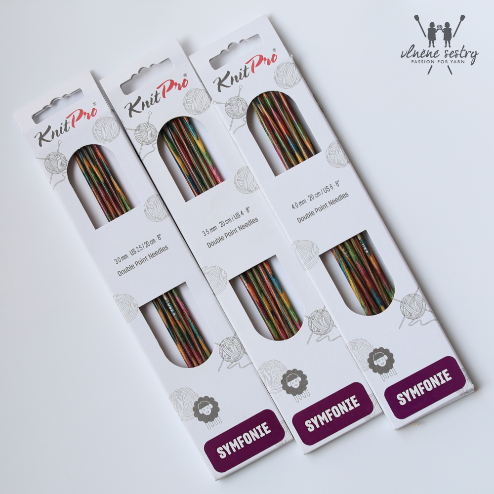 Ponožkové jehlice Symfonie vel. 3  - délka 20 cm