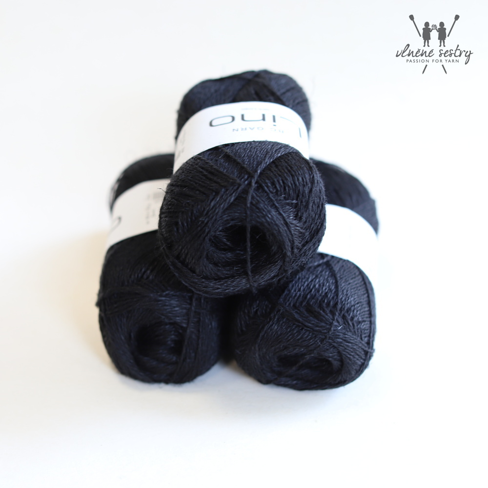 BC Garn Lino - 65 Schwarz 