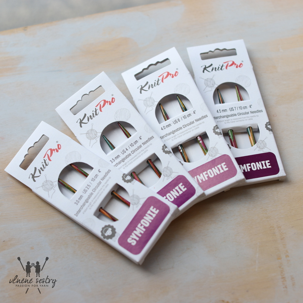 Výměnné zkrácené  jehlice Symfonie  -  3,25