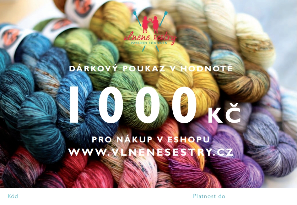 Dárkový poukaz 1 000 Kč - pdf emailem