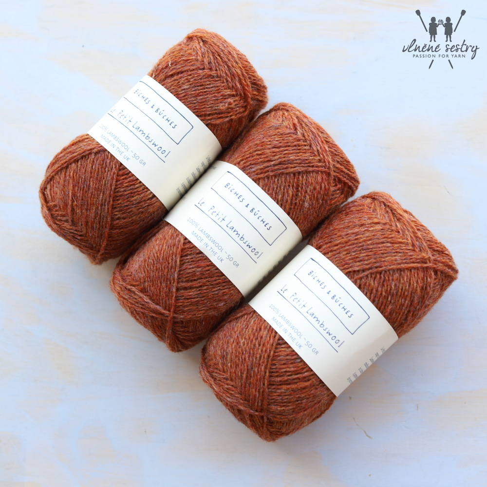 Le Petit Lambswool - Red Brown