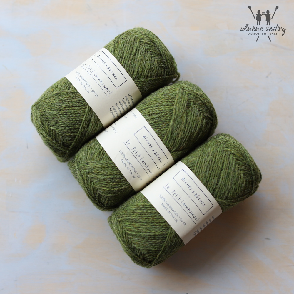 Le Petit Lambswool - Medium Green Grey