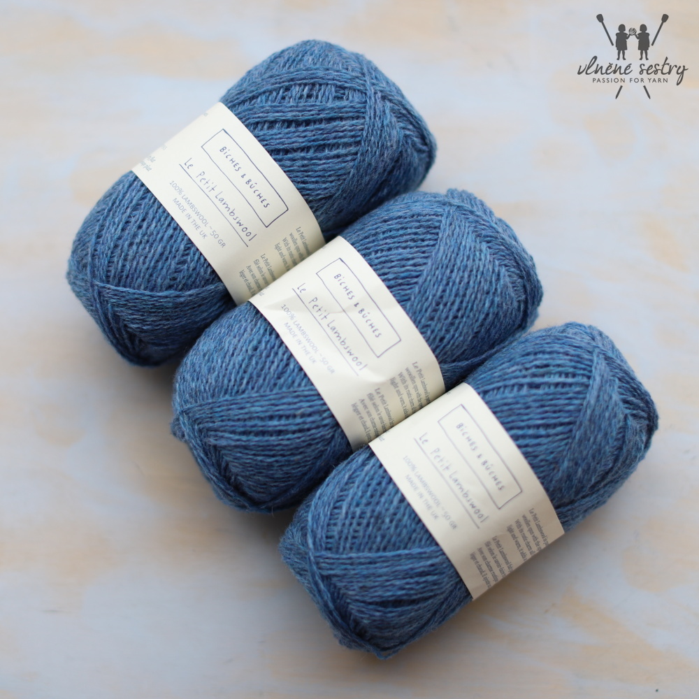 Le Petit Lambswool - Medium Blue