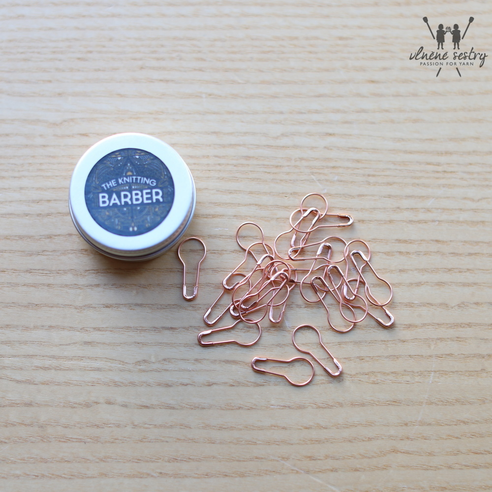 The Knitting Barber - značkovače Rose Gold