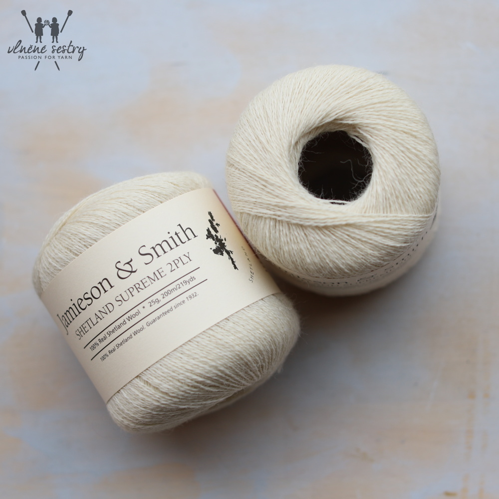 Shetland Supreme 2 Ply - Natural White