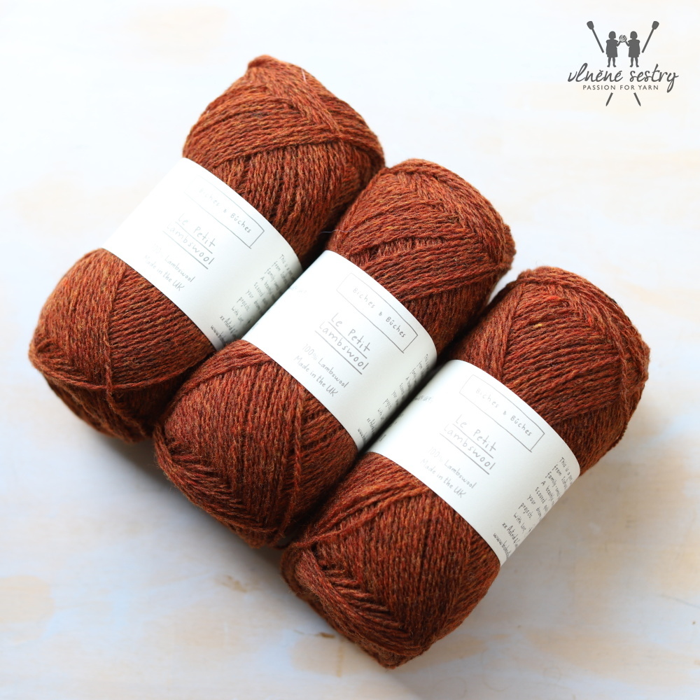 Le Petit Lambswool - Dark Red Brown