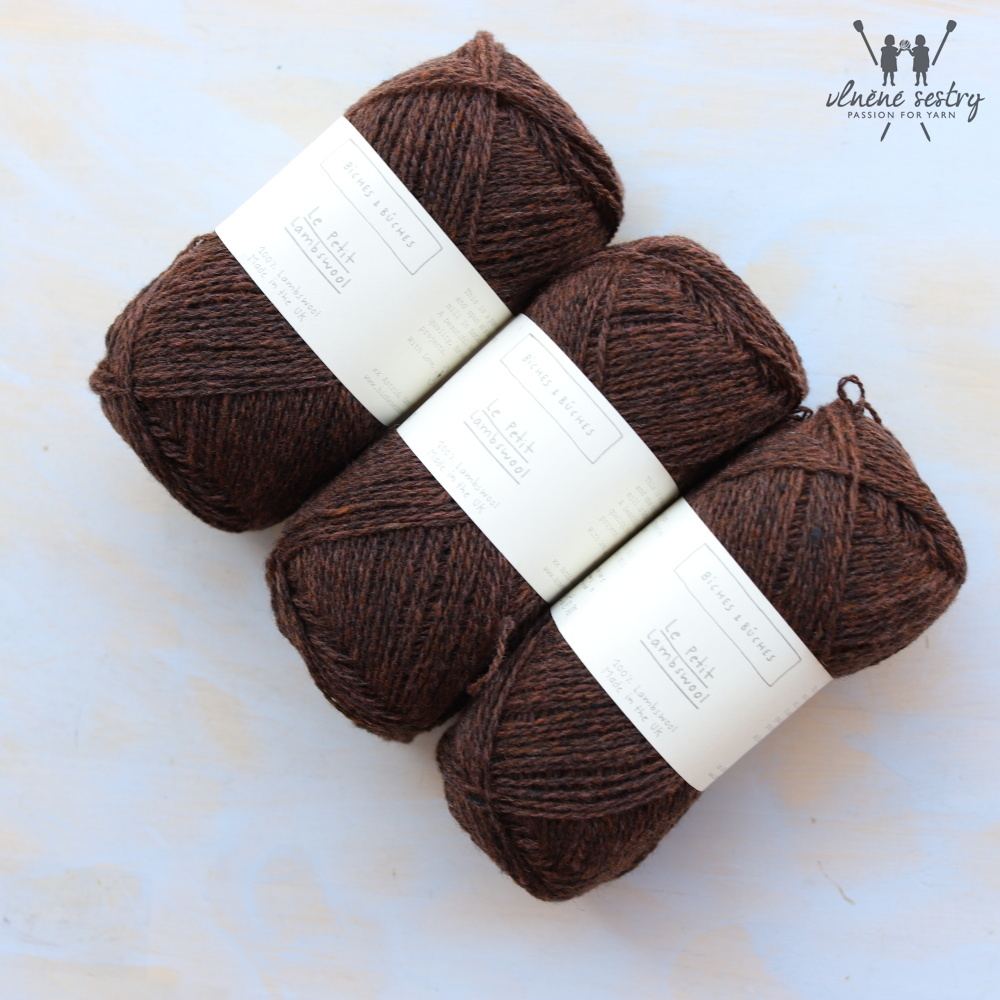 Le Petit Lambswool - Dark Brown REZERVACE