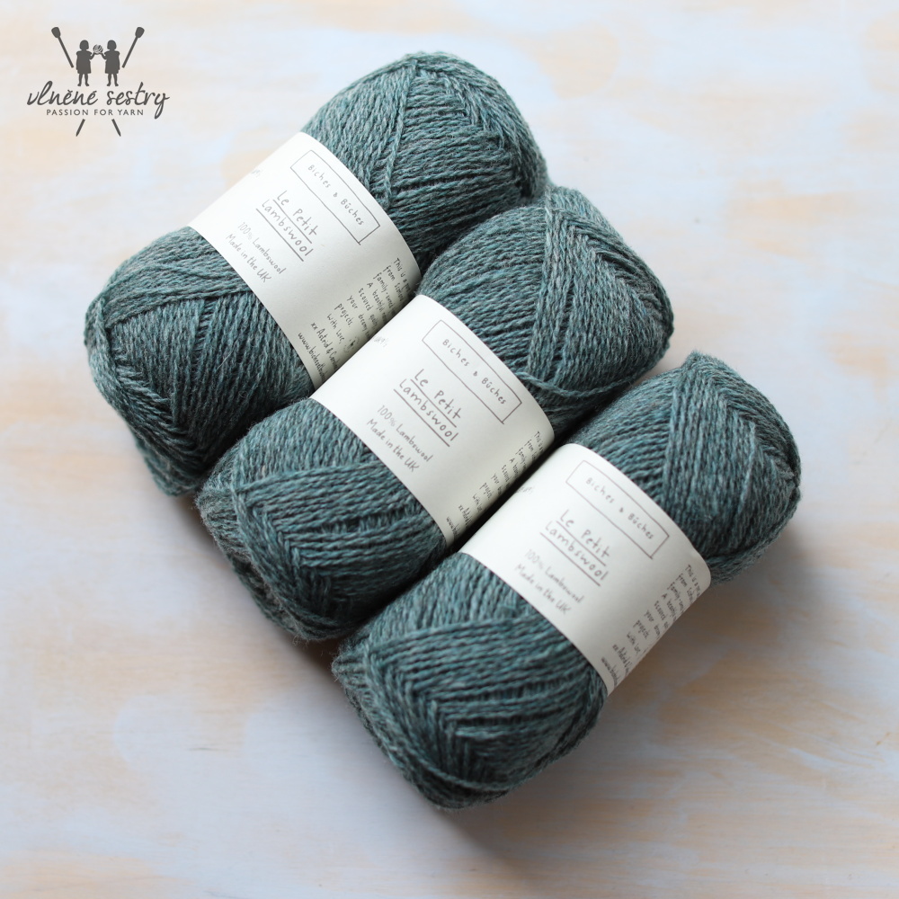 Le Petit Lambswool - Blue Green