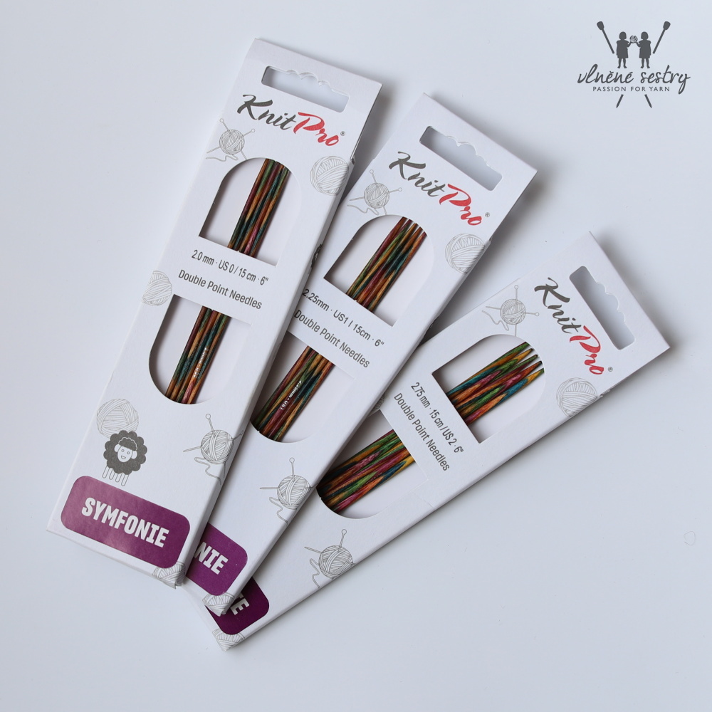 Ponožkové jehlice Symfonie vel. 3 - délka 15 cm