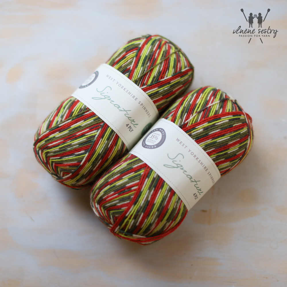 Signature 4 Ply - Green Woodpeck