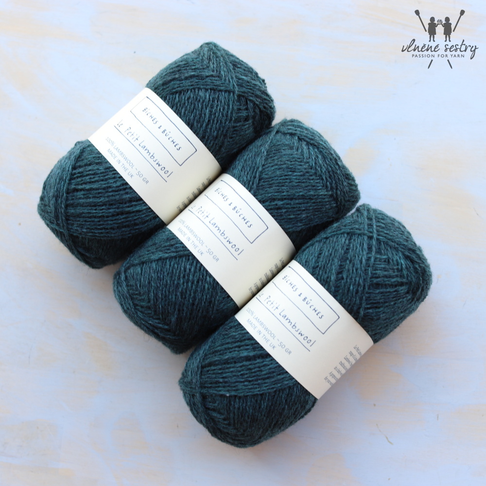 Le Petit Lambswool - Dark Blue Turquoise 
