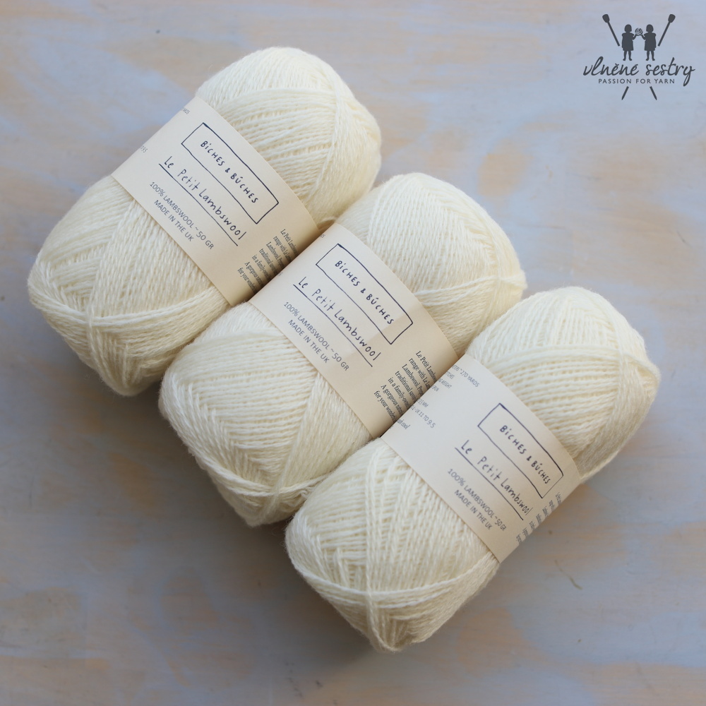 Le Petit Lambswool - White klubka