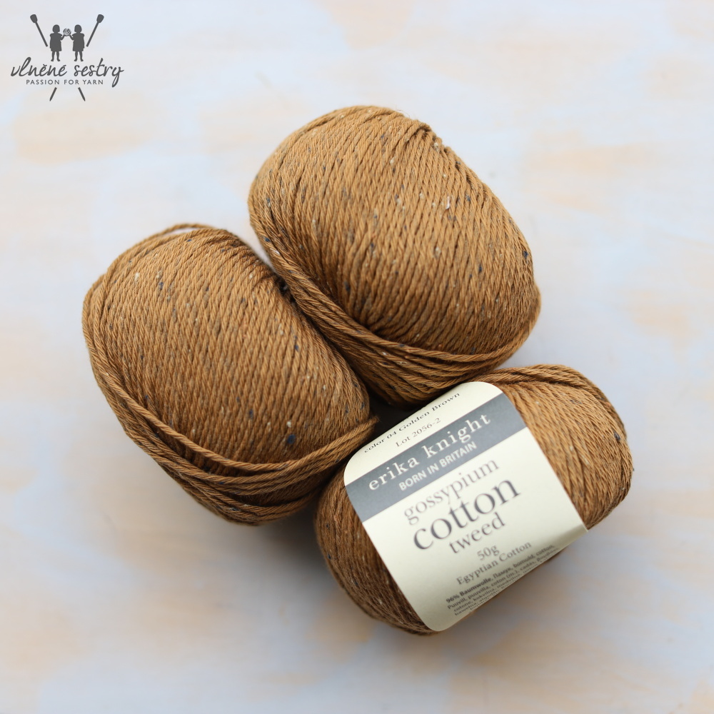 Gossypium Cotton Tweed - 04 Golden Brown
