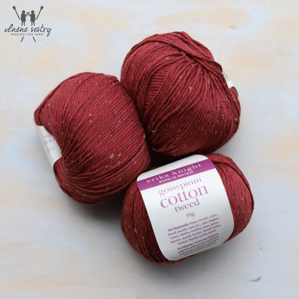 Gossypium Cotton Tweed - 09 Terra Red