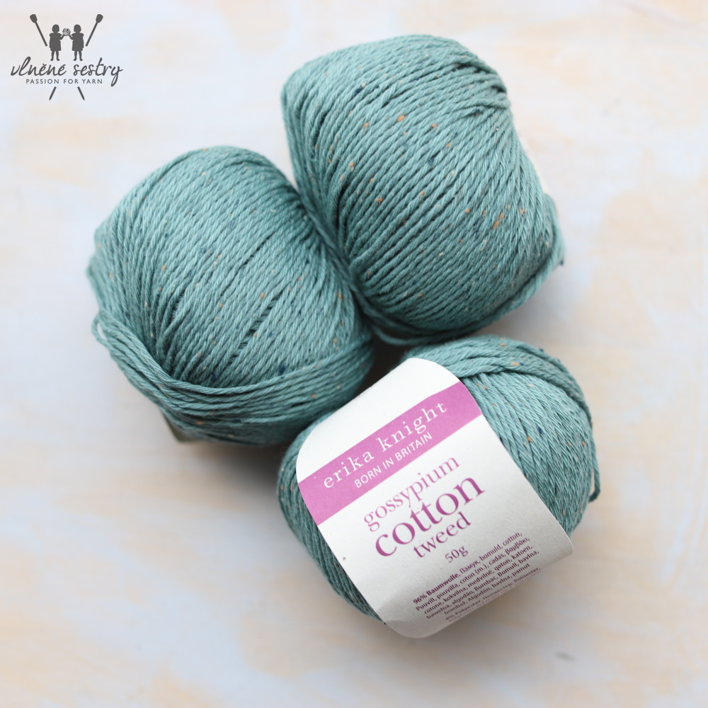 Gossypium Cotton Tweed - 11  Shallow Turqoise