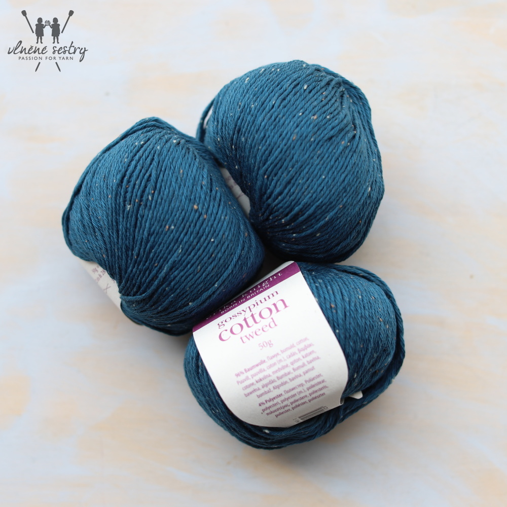 Gossypium Cotton Tweed - 12 Indigo Blue