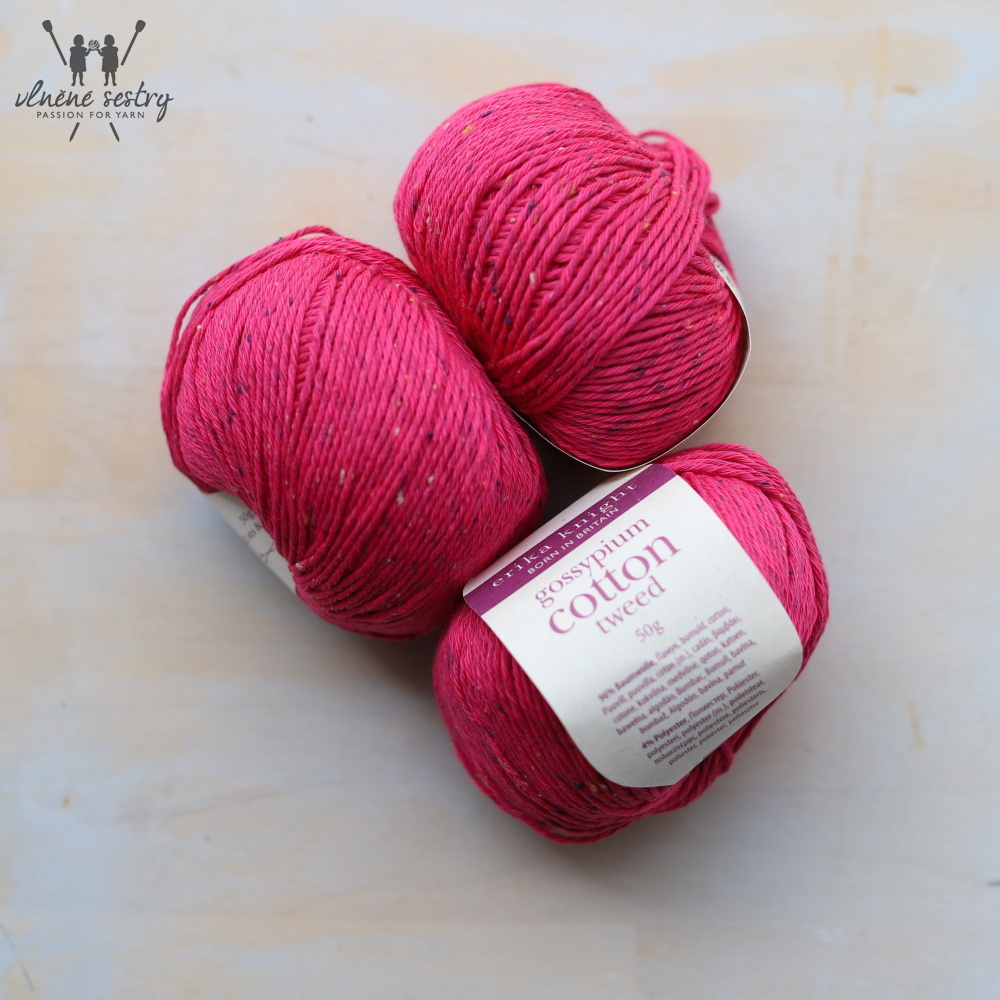 Gossypium Cotton Tweed - 13 Cyclam Pink