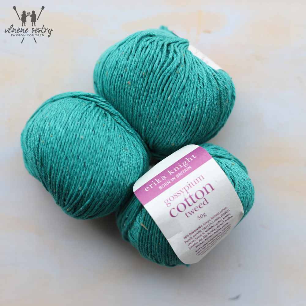 Gossypium Cotton Tweed - 27 Bright Turqoise
