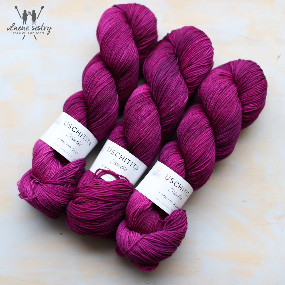 Merino Sock - Purple Rain