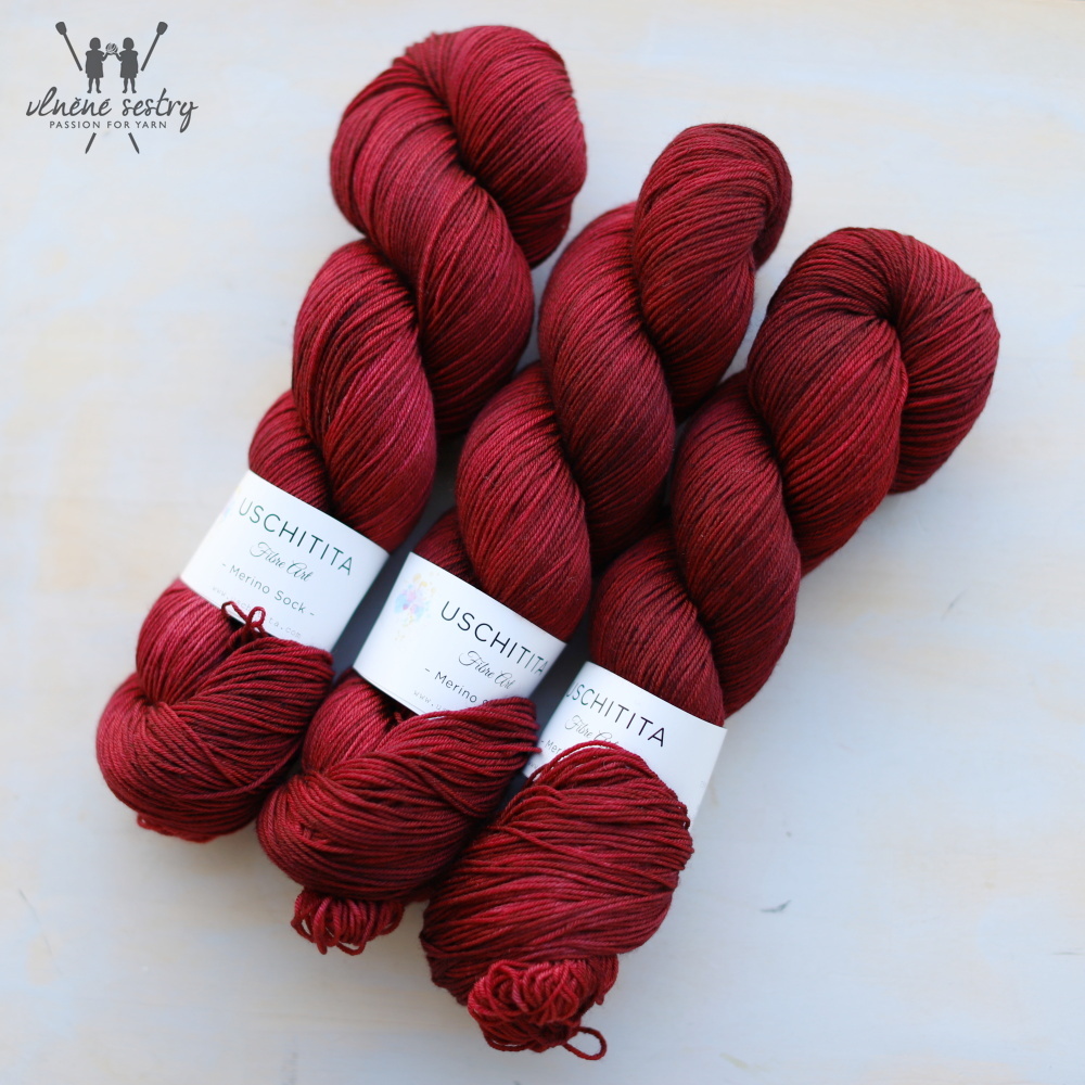 Merino Sock - Ruby Tuesday