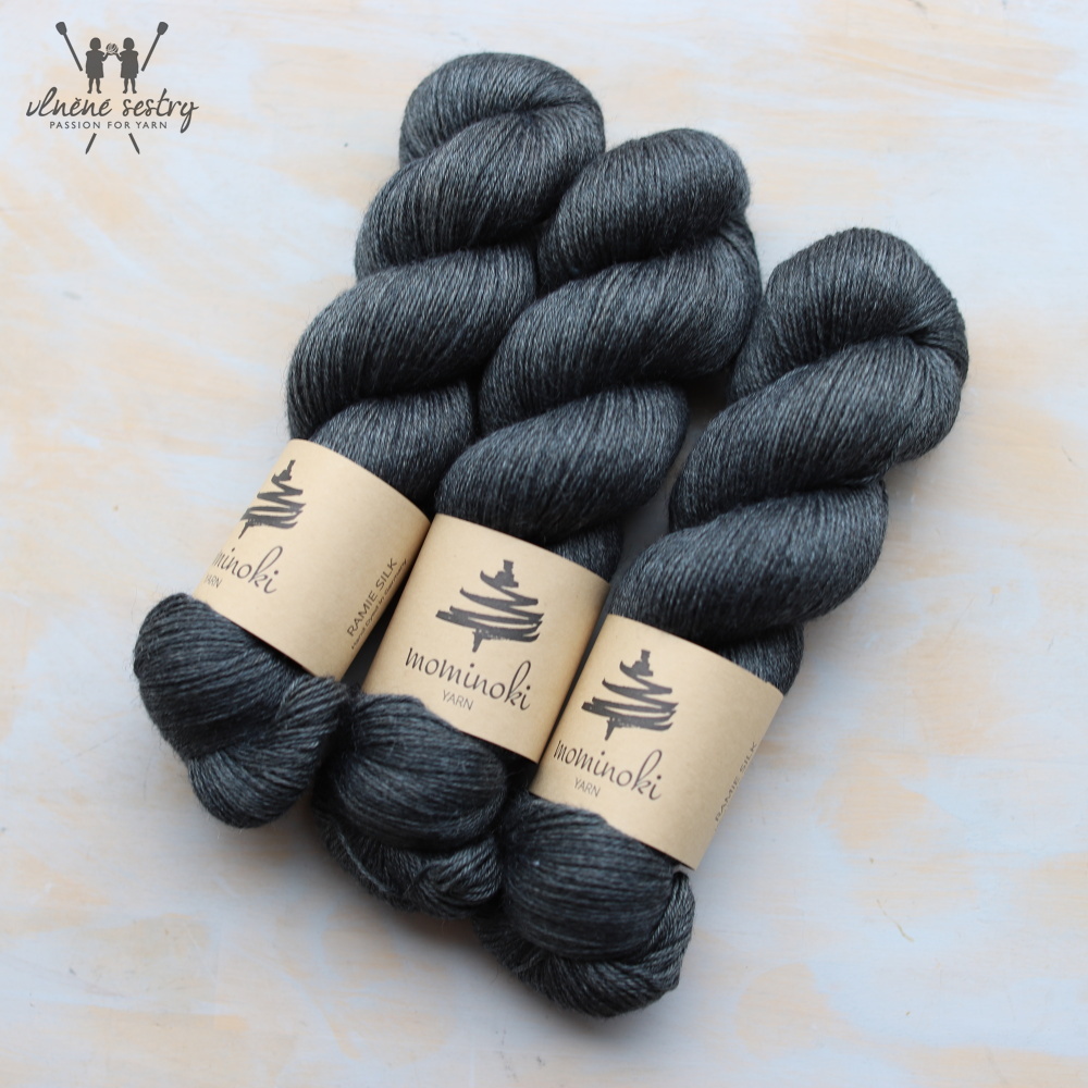 Ramie Silk - Ink