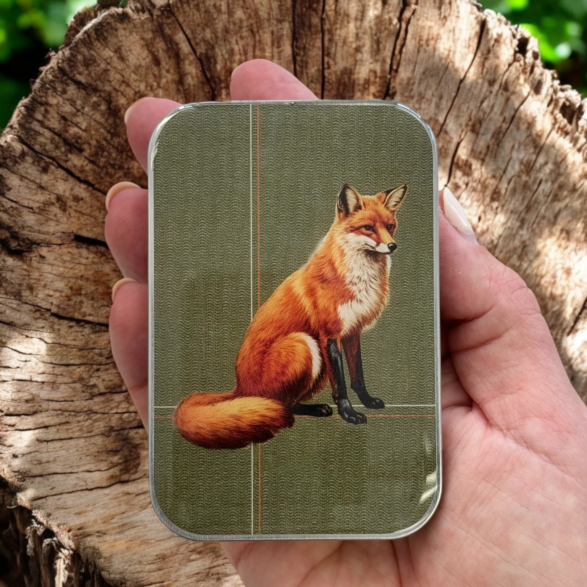 Krabička na pomůcky velká - Woodland Fox