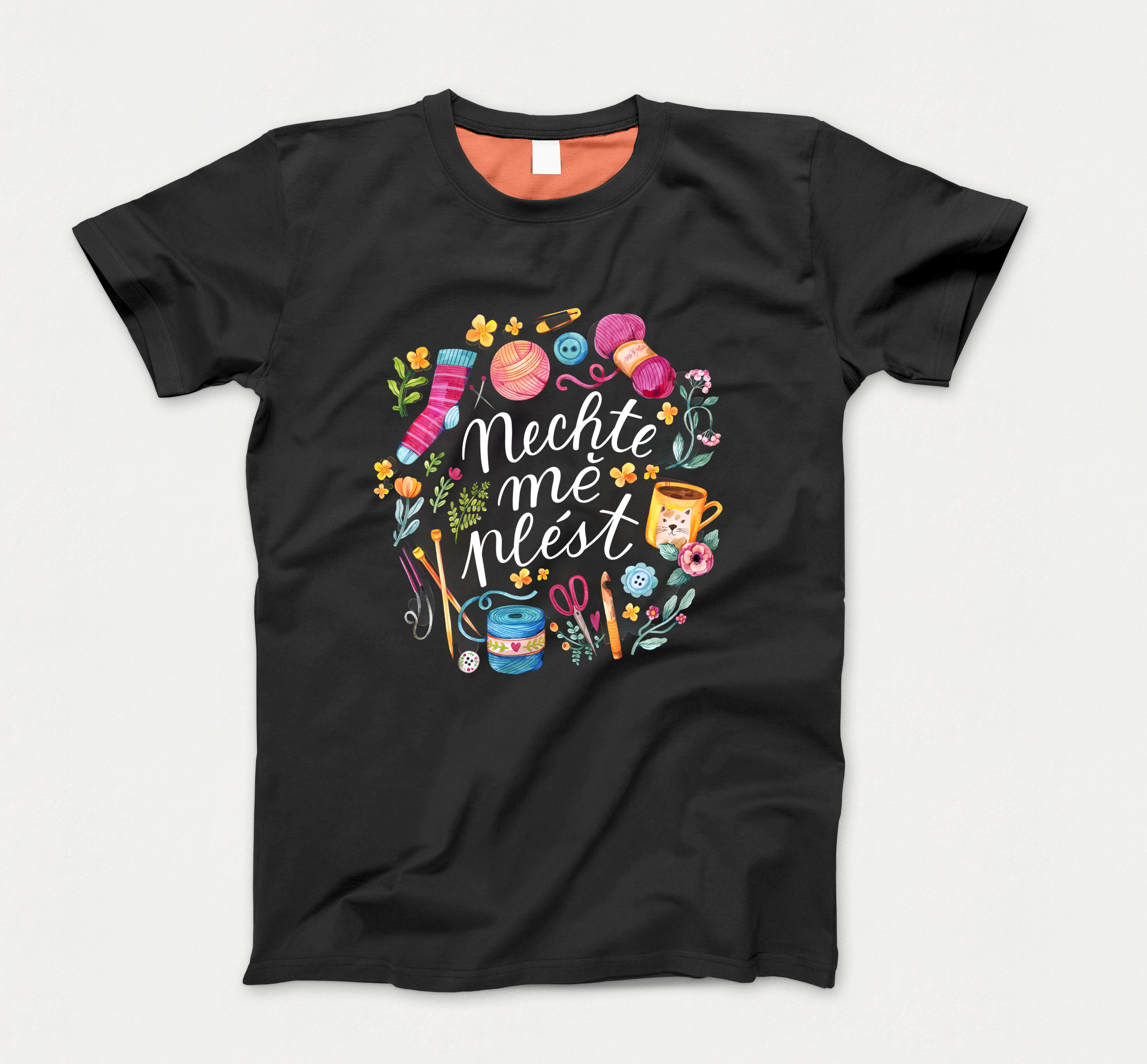 Tričko "Nechte mě plést" - vel. S