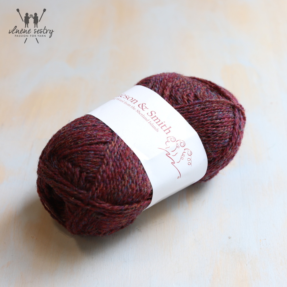 2 Ply Jumper Weight FC 55 mix Purple Wine Mix